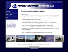 Tablet Screenshot of forestaviation.co.uk